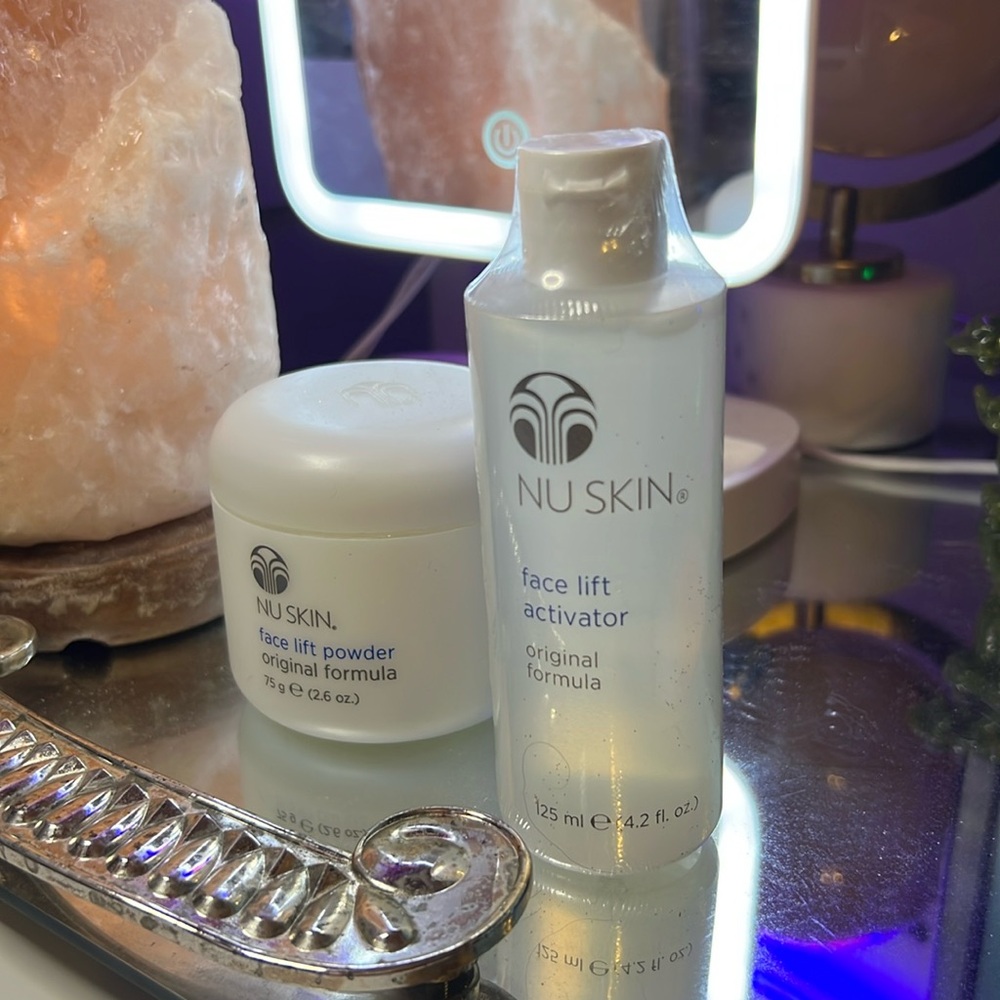 Nu skin face lift powder and activator